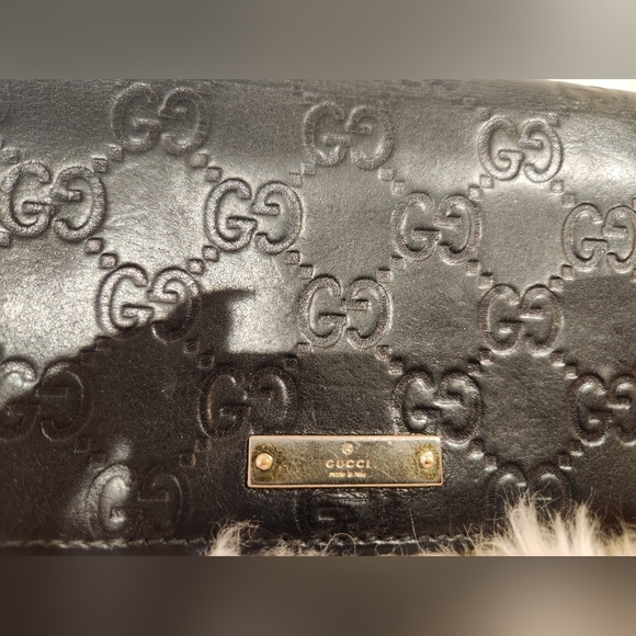 Gucci leather wallet with chain - Picture 2 of 5